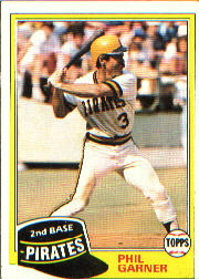 1981 Topps Baseball Cards      573     Phil Garner